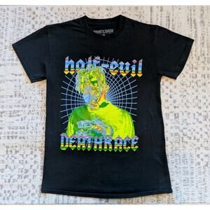 Juice Wrld Half Evil Death Race For Love Shirt, Black - Small